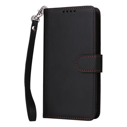 For iPhone 16 Pro BETOPNICE BN-005 2 in 1 Detachable Imitate Genuine Leather Phone Case(Black) by BETOPNICE