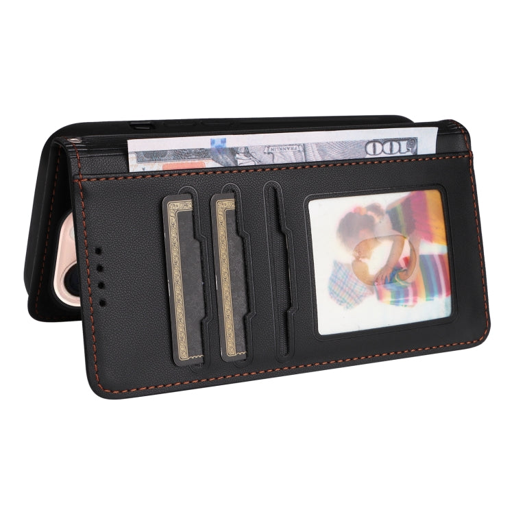 For iPhone 16 Pro BETOPNICE BN-005 2 in 1 Detachable Imitate Genuine Leather Phone Case(Black) by BETOPNICE