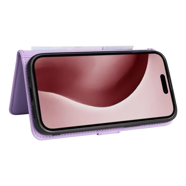 For iPhone 16 Pro Max BETOPNICE BN-005 2 in 1 Detachable Imitate Genuine Leather Phone Case(Light Purple) by BETOPNICE