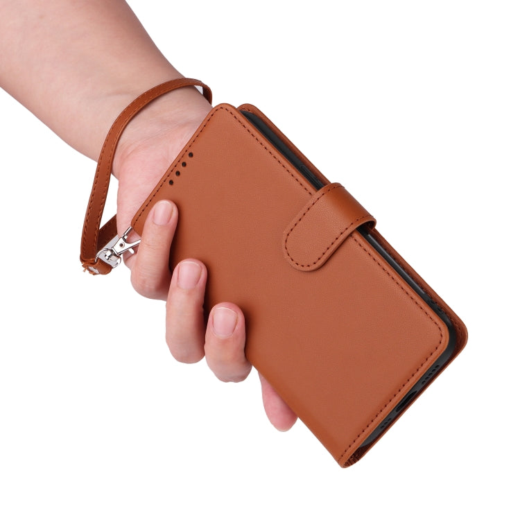 For iPhone 16 Pro Max BETOPNICE BN-005 2 in 1 Detachable Imitate Genuine Leather Phone Case(Brown) by BETOPNICE