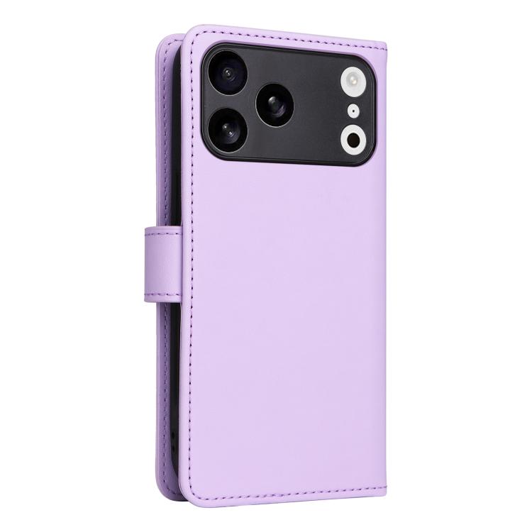 For iPhone 17 Pro Max BETOPNICE BN-005 2 in 1 Detachable Imitate Genuine Leather Phone Case(Light Purple) by BETOPNICE