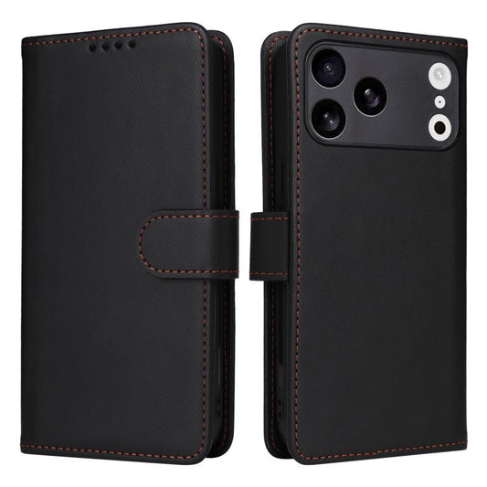 For iPhone 17 Pro Max BETOPNICE BN-005 2 in 1 Detachable Imitate Genuine Leather Phone Case(Black) by BETOPNICE