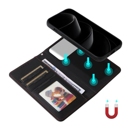 For iPhone 17 Pro Max BETOPNICE BN-005 2 in 1 Detachable Imitate Genuine Leather Phone Case(Black) by BETOPNICE