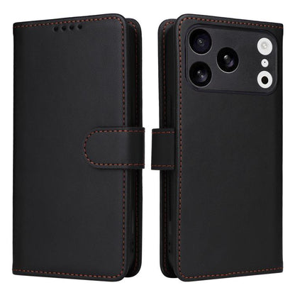 For iPhone 17 Pro BETOPNICE BN-005 2 in 1 Detachable Imitate Genuine Leather Phone Case(Black) by BETOPNICE