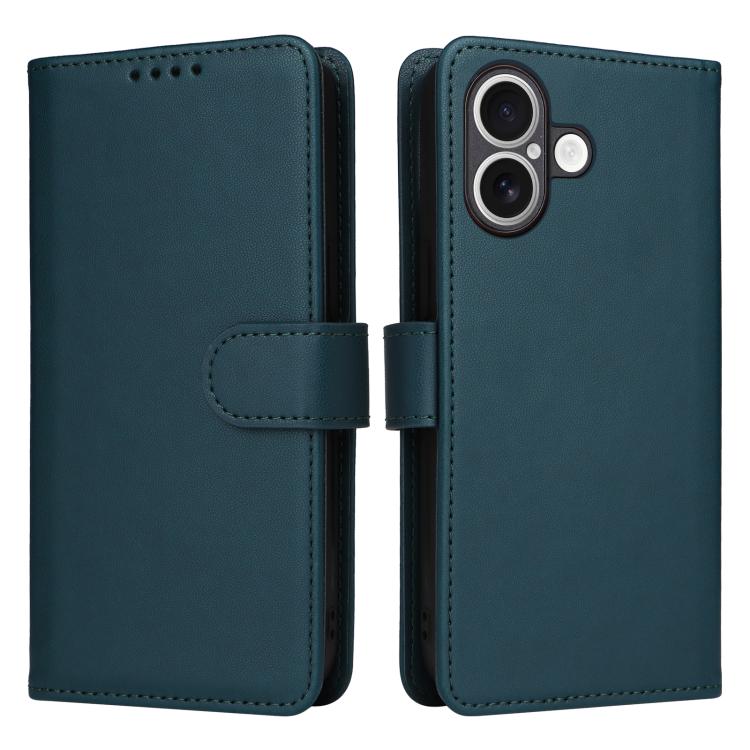 For iPhone 17 BETOPNICE BN-005 2 in 1 Detachable Imitate Genuine Leather Phone Case(Blue) by BETOPNICE