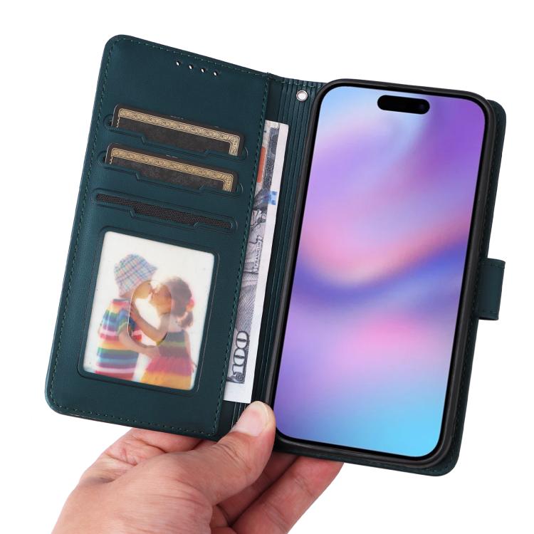 For iPhone 17 BETOPNICE BN-005 2 in 1 Detachable Imitate Genuine Leather Phone Case(Blue) by BETOPNICE