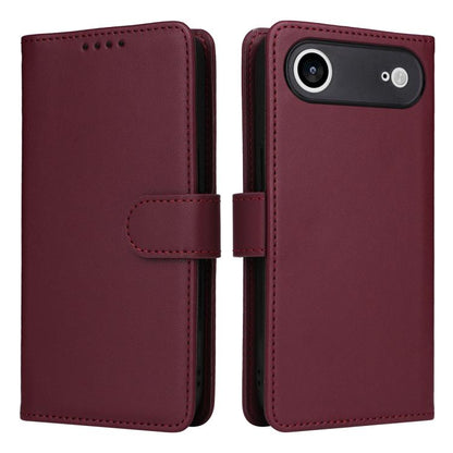For iPhone Air BETOPNICE BN-005 2 in 1 Detachable Imitate Genuine Leather Phone Case(Wine Red) by BETOPNICE