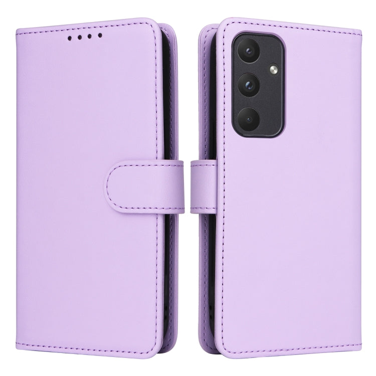 For Samsung Galaxy A55 BETOPNICE BN-005 2 in 1 Detachable Imitate Genuine Leather Phone Case(Light Purple) by BETOPNICE