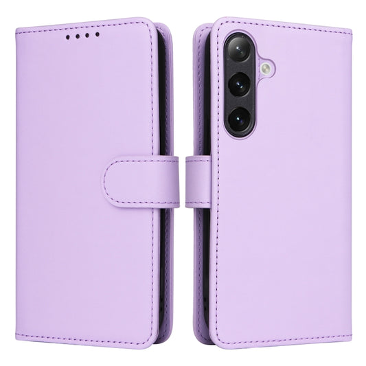 For Samsung Galaxy S24 5G BETOPNICE BN-005 2 in 1 Detachable Imitate Genuine Leather Phone Case(Light Purple) by BETOPNICE