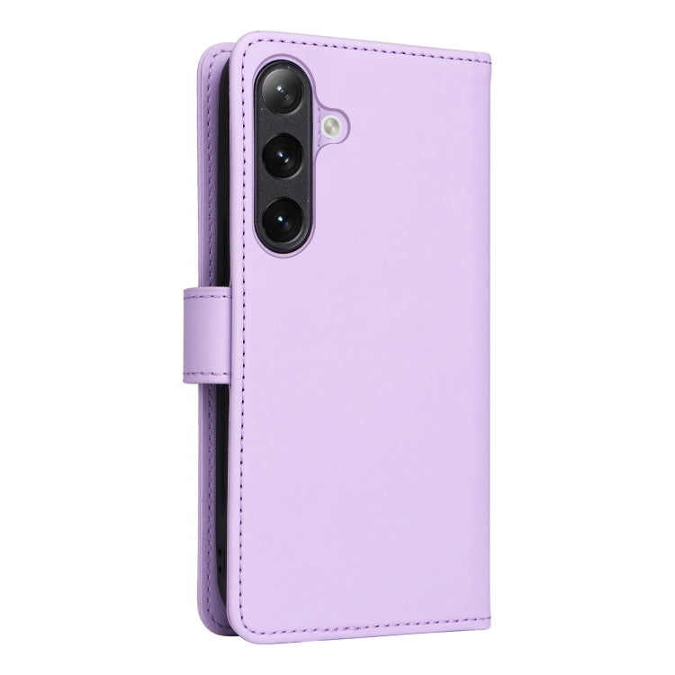 For Samsung Galaxy S24 5G BETOPNICE BN-005 2 in 1 Detachable Imitate Genuine Leather Phone Case(Light Purple) by BETOPNICE