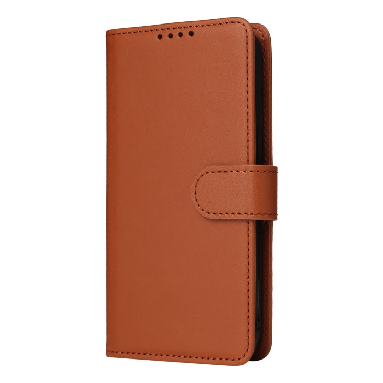 For Samsung Galaxy S24+ 5G BETOPNICE BN-005 2 in 1 Detachable Imitate Genuine Leather Phone Case(Brown) by BETOPNICE