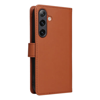 For Samsung Galaxy S24+ 5G BETOPNICE BN-005 2 in 1 Detachable Imitate Genuine Leather Phone Case(Brown) by BETOPNICE