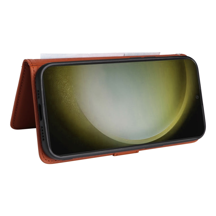 For Samsung Galaxy S24+ 5G BETOPNICE BN-005 2 in 1 Detachable Imitate Genuine Leather Phone Case(Brown) by BETOPNICE