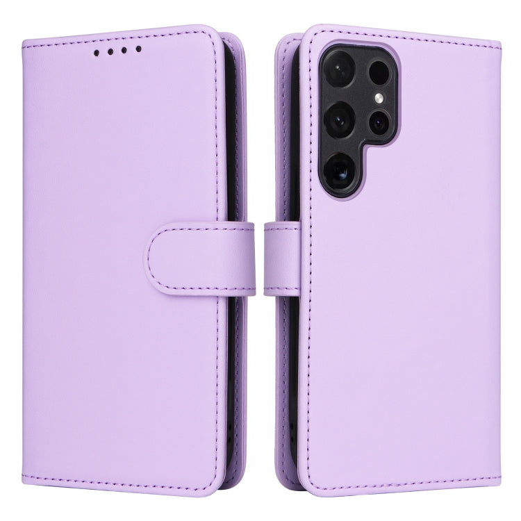 For Samsung Galaxy S24 Ultra 5G BETOPNICE BN-005 2 in 1 Detachable Imitate Genuine Leather Phone Case(Light Purple) by BETOPNICE