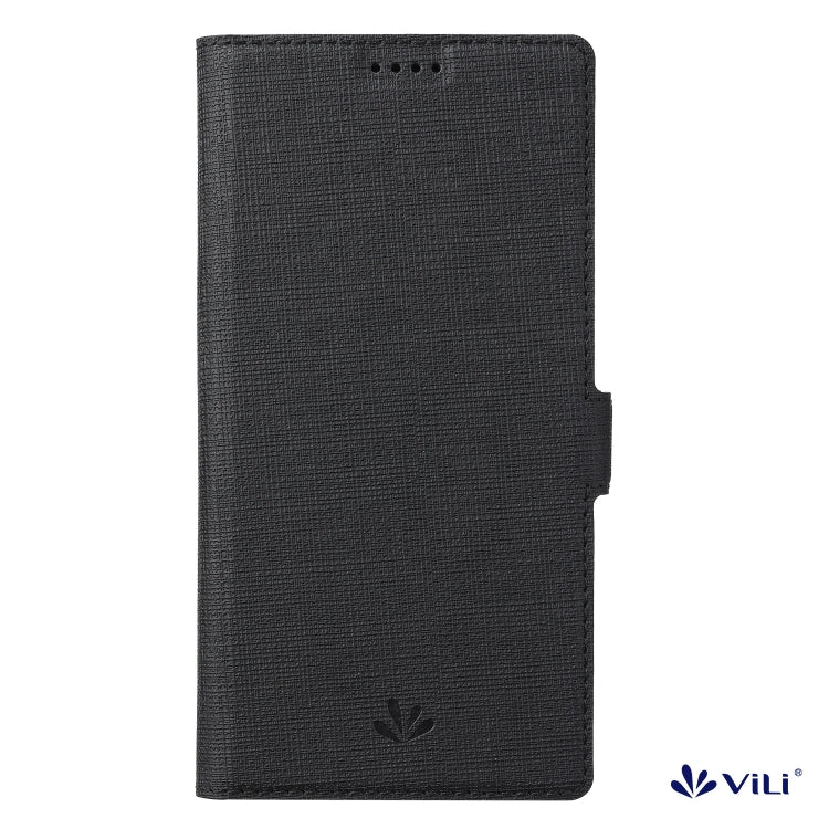 For iPhone 15 Pro Max ViLi K Series Dual-side Buckle Magsafe Leather Phone Case(Black) by ViLi