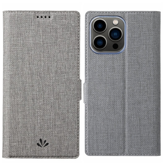 For iPhone 15 Pro Max ViLi K Series Dual-side Buckle Magsafe Leather Phone Case(Grey) by ViLi