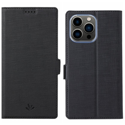 For iPhone 15 Pro ViLi K Series Dual-side Buckle Magsafe Leather Phone Case(Black) by ViLi