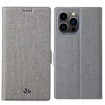 For iPhone 15 Pro ViLi K Series Dual-side Buckle Magsafe Leather Phone Case(Grey) by ViLi