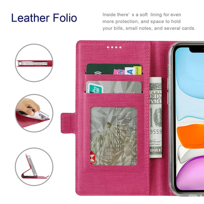 For iPhone 15 Pro ViLi K Series Dual-side Buckle Magsafe Leather Phone Case(Rose Red) by ViLi