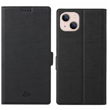 For iPhone 15 Plus ViLi K Series Dual-side Buckle Magsafe Leather Phone Case(Black) by ViLi