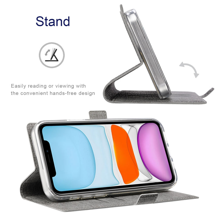 For iPhone 15 Plus ViLi K Series Dual-side Buckle Magsafe Leather Phone Case(Grey) by ViLi