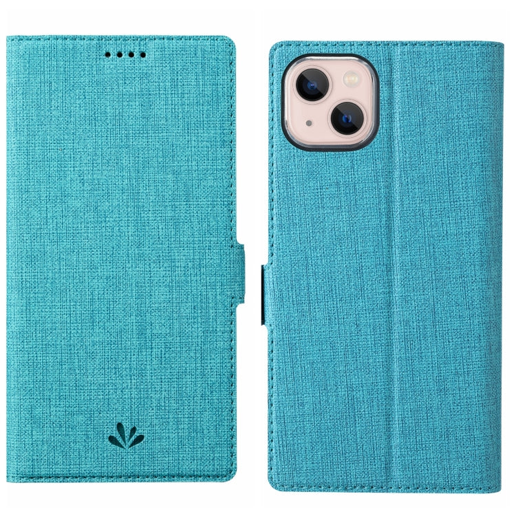 For iPhone 15 Plus ViLi K Series Dual-side Buckle Magsafe Leather Phone Case(Blue) by ViLi