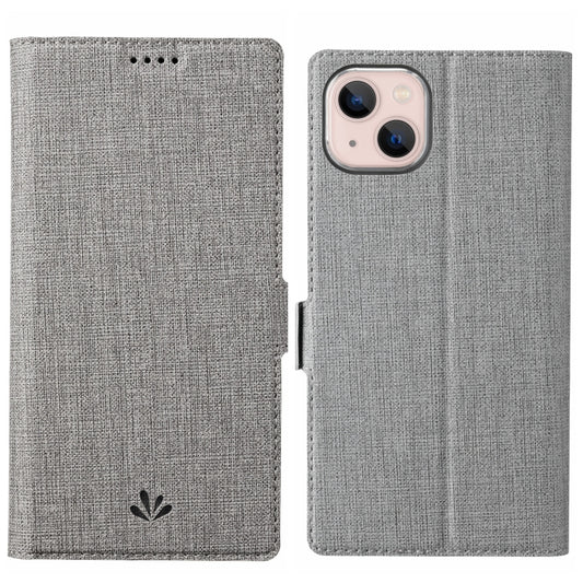For iPhone 15 ViLi K Series Dual-side Buckle Magsafe Leather Phone Case(Grey) by ViLi