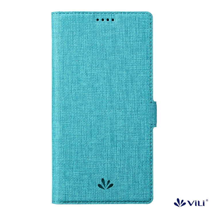 For iPhone 15 ViLi K Series Dual-side Buckle Magsafe Leather Phone Case(Blue) by ViLi