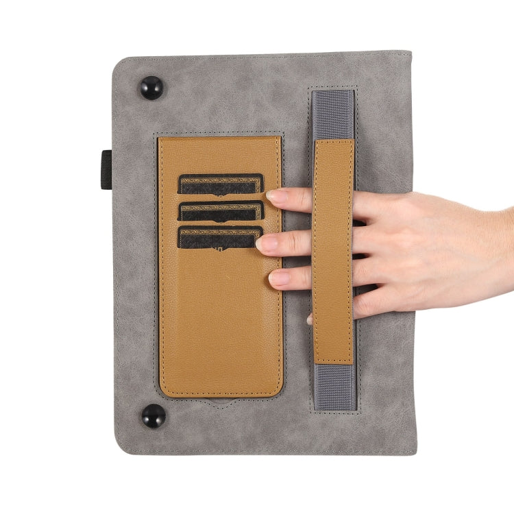 For iPad 10th Gen 10.9 2022 Litchi Texture Leather Sucker Tablet Case(Brown) by bashfashion