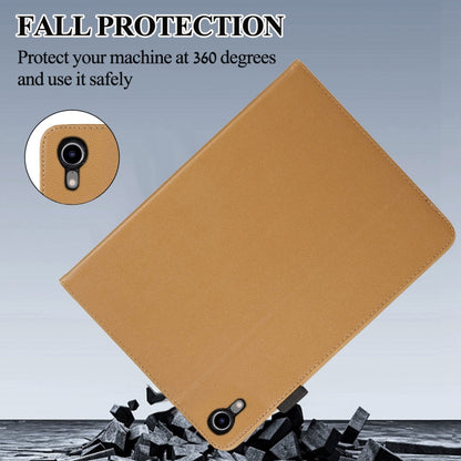 For iPad mini 6 / mini 2024 Litchi Texture Leather Sucker Tablet Case(Brown) by bashfashion