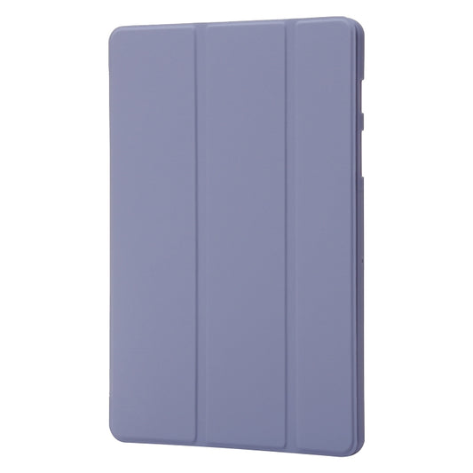 For Samsung Galaxy Tab S9+ / S10+ 3-Fold Holder Silicone Leather Tablet Case(Purple) by bashfashion