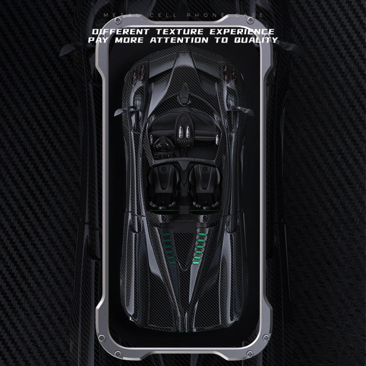 For iPhone 16 Pro Max R-JUST RJ51 Hollow MagSafe Magnetic Metal Phone Case(Space Grey) by R-JUST