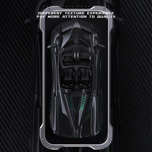 For iPhone 16 Pro R-JUST RJ51 Hollow MagSafe Magnetic Metal Phone Case(Space Grey) by R-JUST