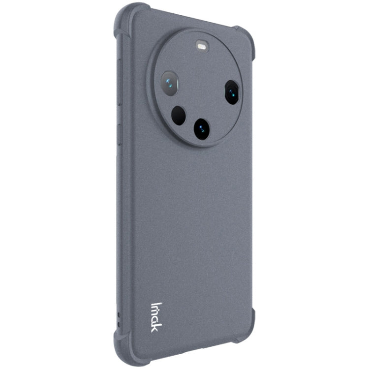 For Huawei Mate 60 Pro imak Shockproof Airbag TPU Phone Case(Matte Grey) by imak
