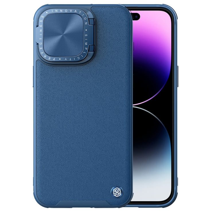 For iPhone 15 Pro Max NILLKIN CamShield Prop Series SagSafe PC + TPU Magnetic Phone Case(Blue) by NILLKIN