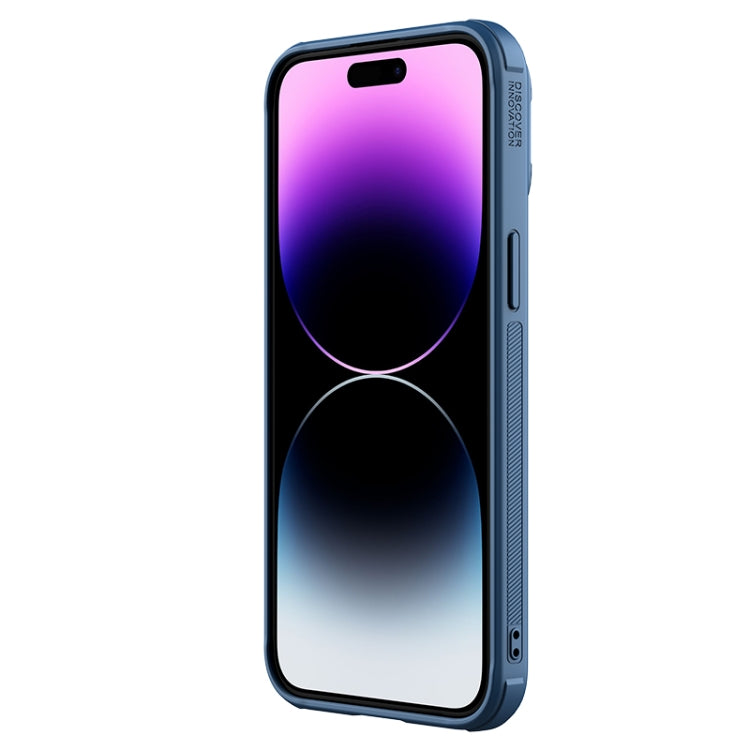 For iPhone 15 Pro Max NILLKIN CamShield Prop Series SagSafe PC + TPU Magnetic Phone Case(Blue) by NILLKIN