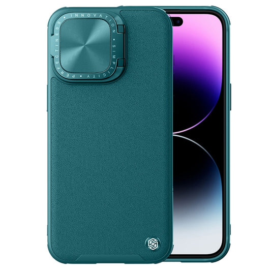 For iPhone 15 Pro Max NILLKIN CamShield Prop Series SagSafe PC + TPU Magnetic Phone Case(Green) by NILLKIN