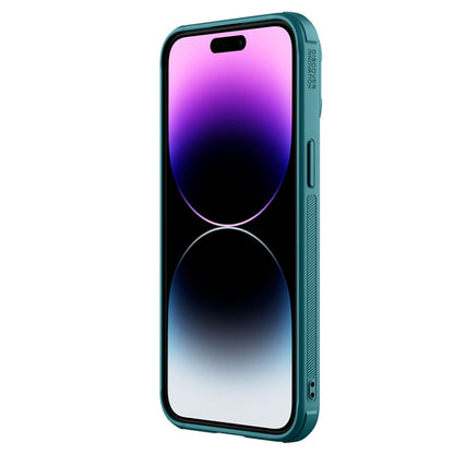 For iPhone 15 Pro Max NILLKIN CamShield Prop Series SagSafe PC + TPU Magnetic Phone Case(Green) by NILLKIN