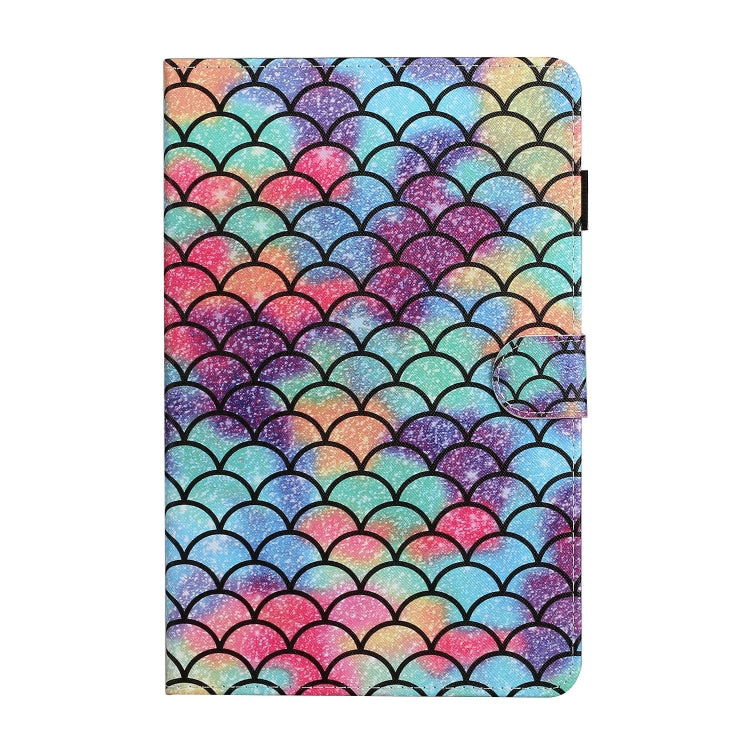 For Samsung Galaxy Tab A8.0 (2019) T290 Colored Drawing Pattern Horizontal Flip PU Leather Case with Holder & Card Slot(Diamond) by bashfashion