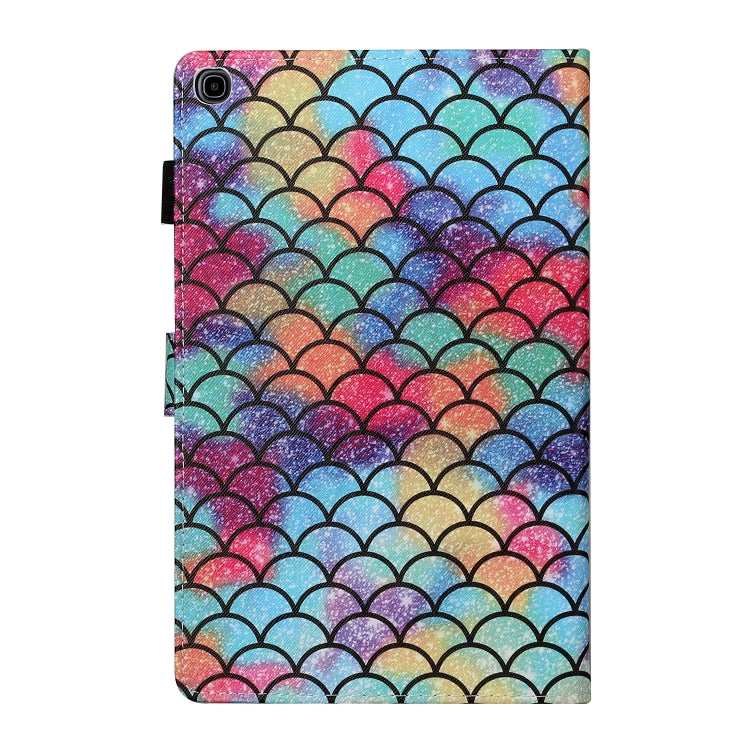 For Samsung Galaxy Tab A8.0 (2019) T290 Colored Drawing Pattern Horizontal Flip PU Leather Case with Holder & Card Slot(Diamond) by bashfashion