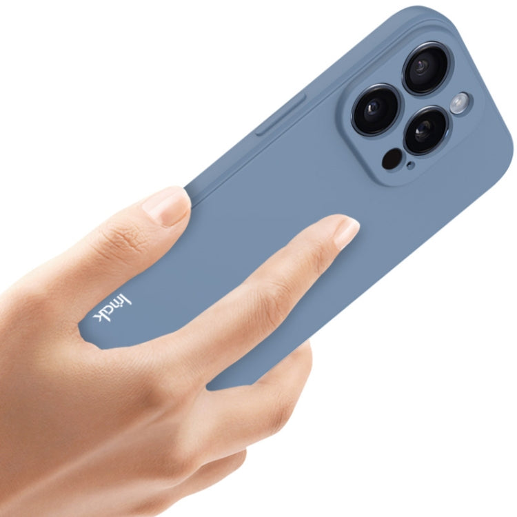 For iPhone 15 Pro Max imak UC-4 Series Straight Edge TPU Phone Case(Grey) by imak