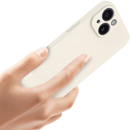 For iPhone 15 Plus imak UC-4 Series Straight Edge TPU Phone Case(White) by imak