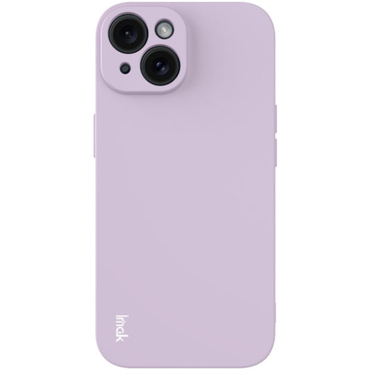 For iPhone 15 imak UC-4 Series Straight Edge TPU Phone Case(Purple) by imak