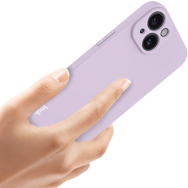 For iPhone 15 imak UC-4 Series Straight Edge TPU Phone Case(Purple) by imak