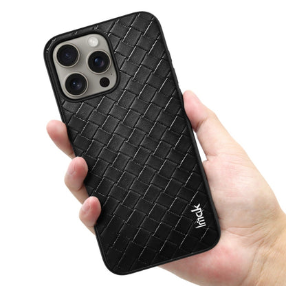 For iPhone 15 Pro IMAK LX-5 Series Shockproof PC + PU + TPU Protective Phone Case(Weaving Texture) by imak