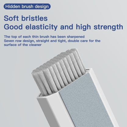 Q8 8 in 1 Multi-Function Headset Cleaning Pen Keyboard Mobile Phone Cleaner(White+Purple) by bashfashion