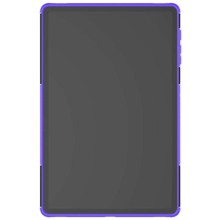 For Samsung Galaxy Tab S9+ Tire Texture TPU + PC Tablet Case(Purple) by bashfashion