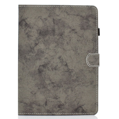 For Samsung Galaxy Tab A11+ / A9+ Marble Style Cloth Texture Smart Leather Tablet Case(Grey) by bashfashion