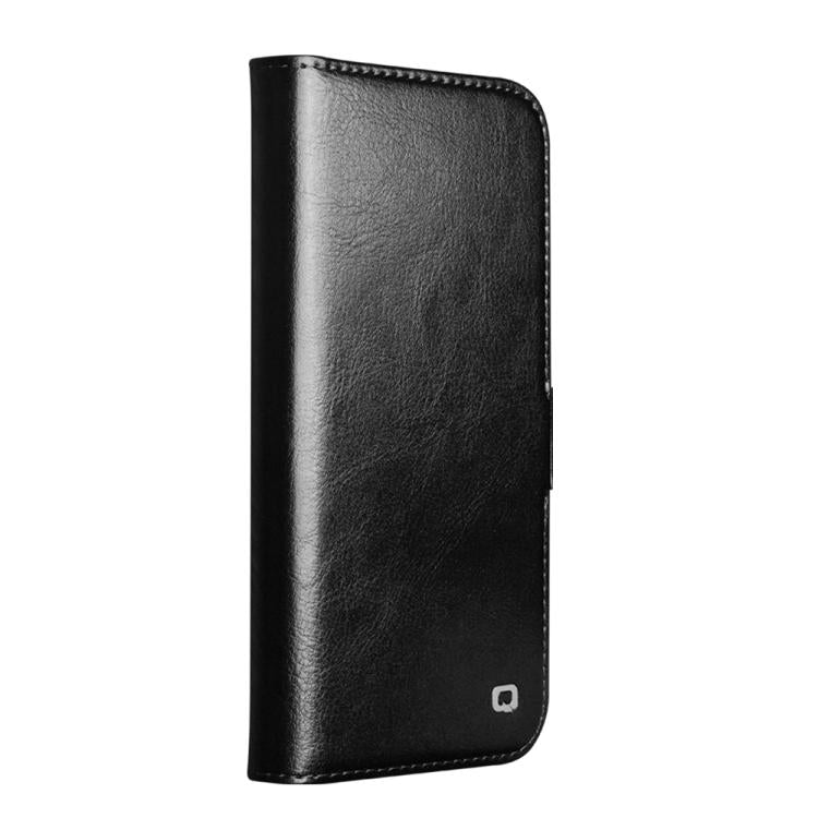 For iPhone Air QIALINO Classic 103 Buckle Genuine Leather Phone Case(Black) by QIALINO