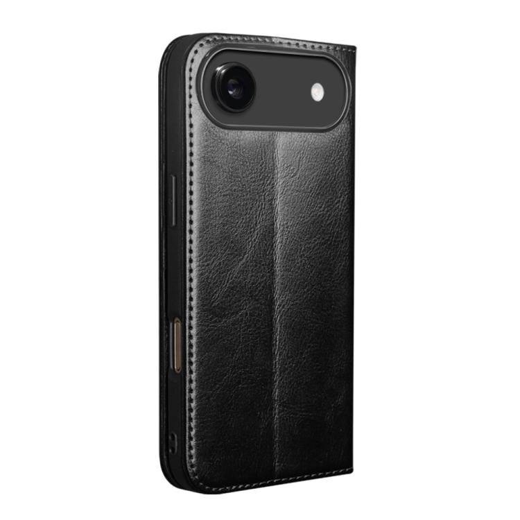 For iPhone 17 Air QIALINO Classic Genuine Leather Phone Case(Black) by QIALINO